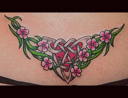 tattoo on waist for girls