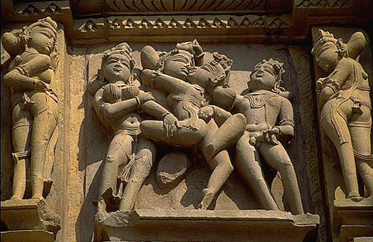 Khajuraho -erotic-Sculptures